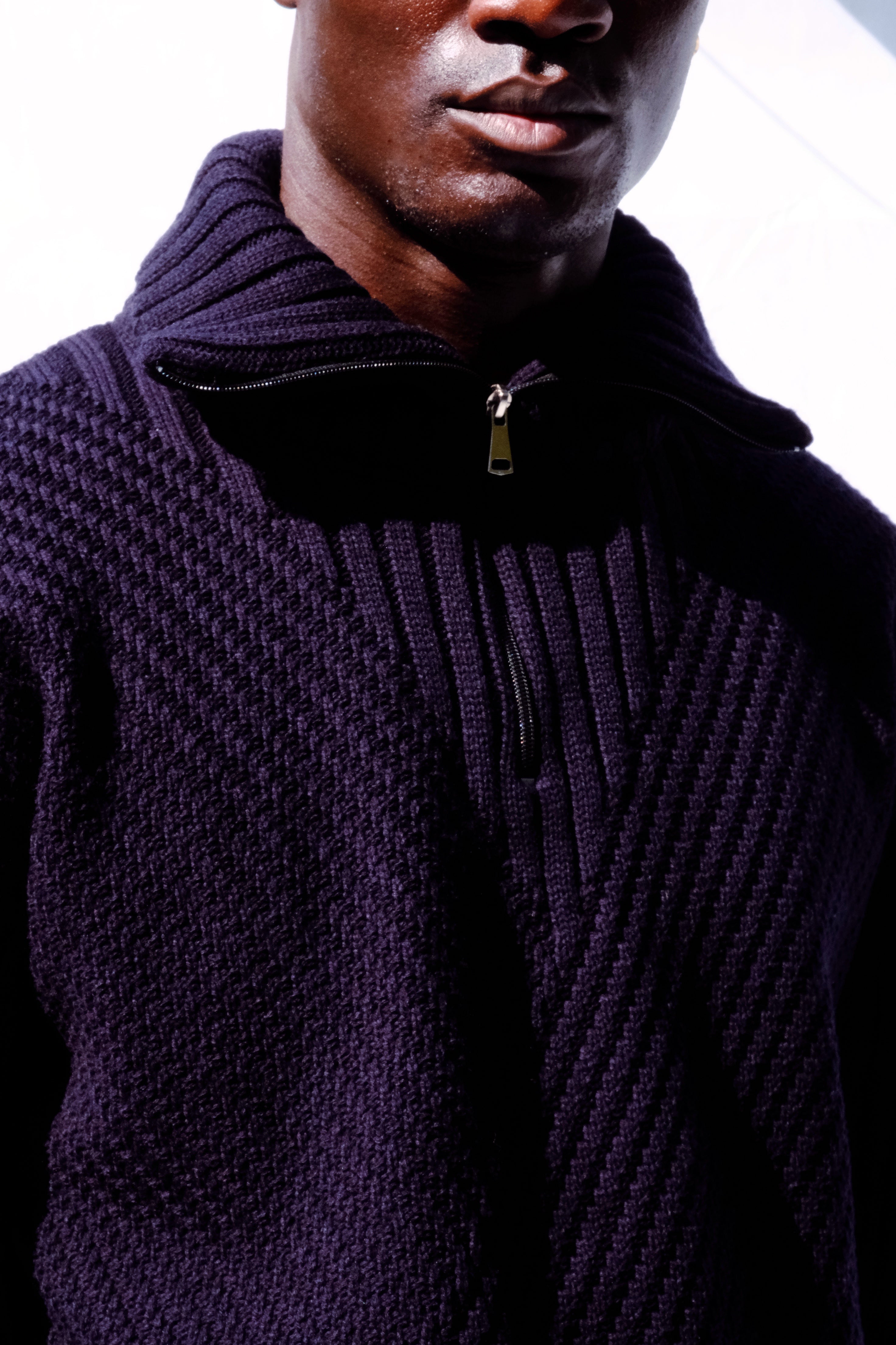 RITUALS KNITTED QUARTER ZIP JUMPER "Pre-order"
