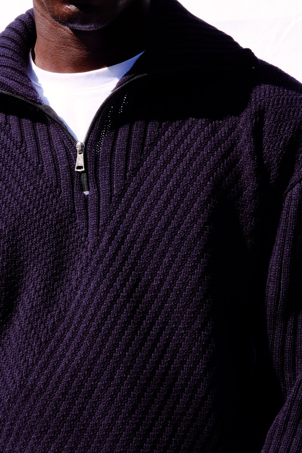 RITUALS KNITTED QUARTER ZIP JUMPER "Pre-order"