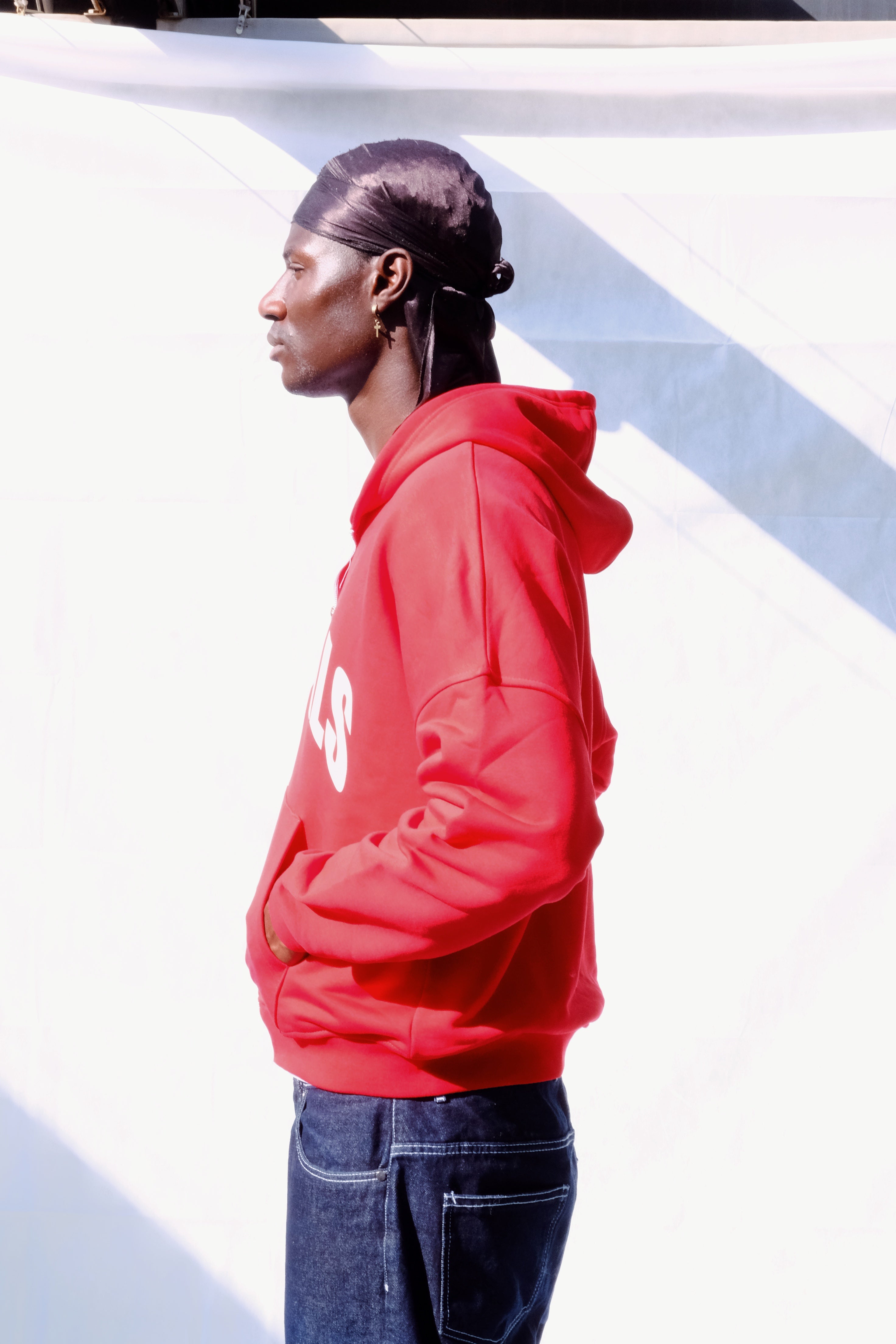 Rituals Red Zip Hoodie Men