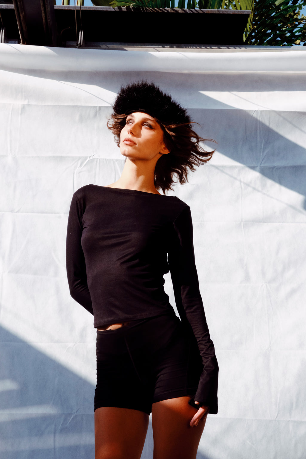 Rituals Black Backless Top