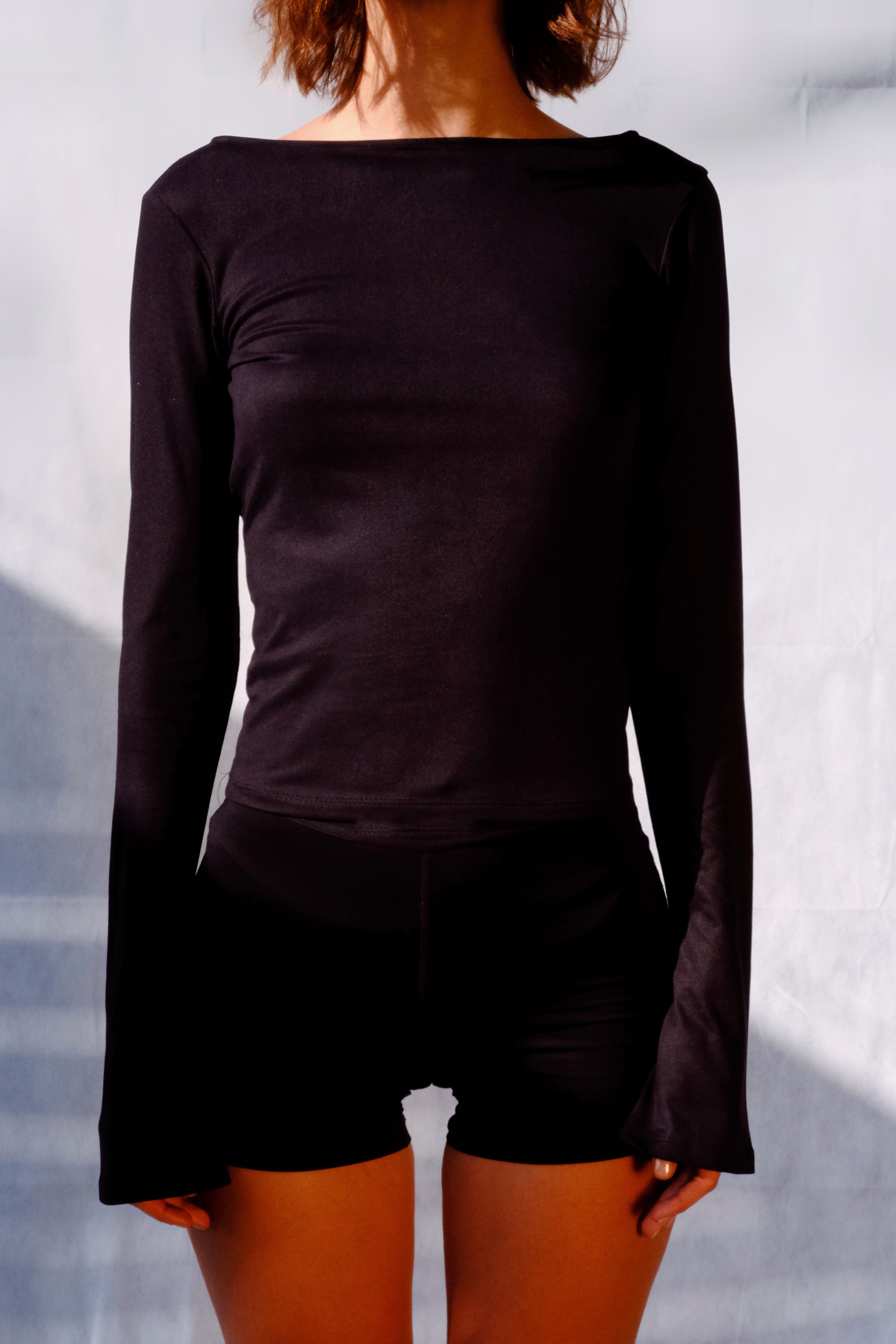 Rituals Black Backless Top